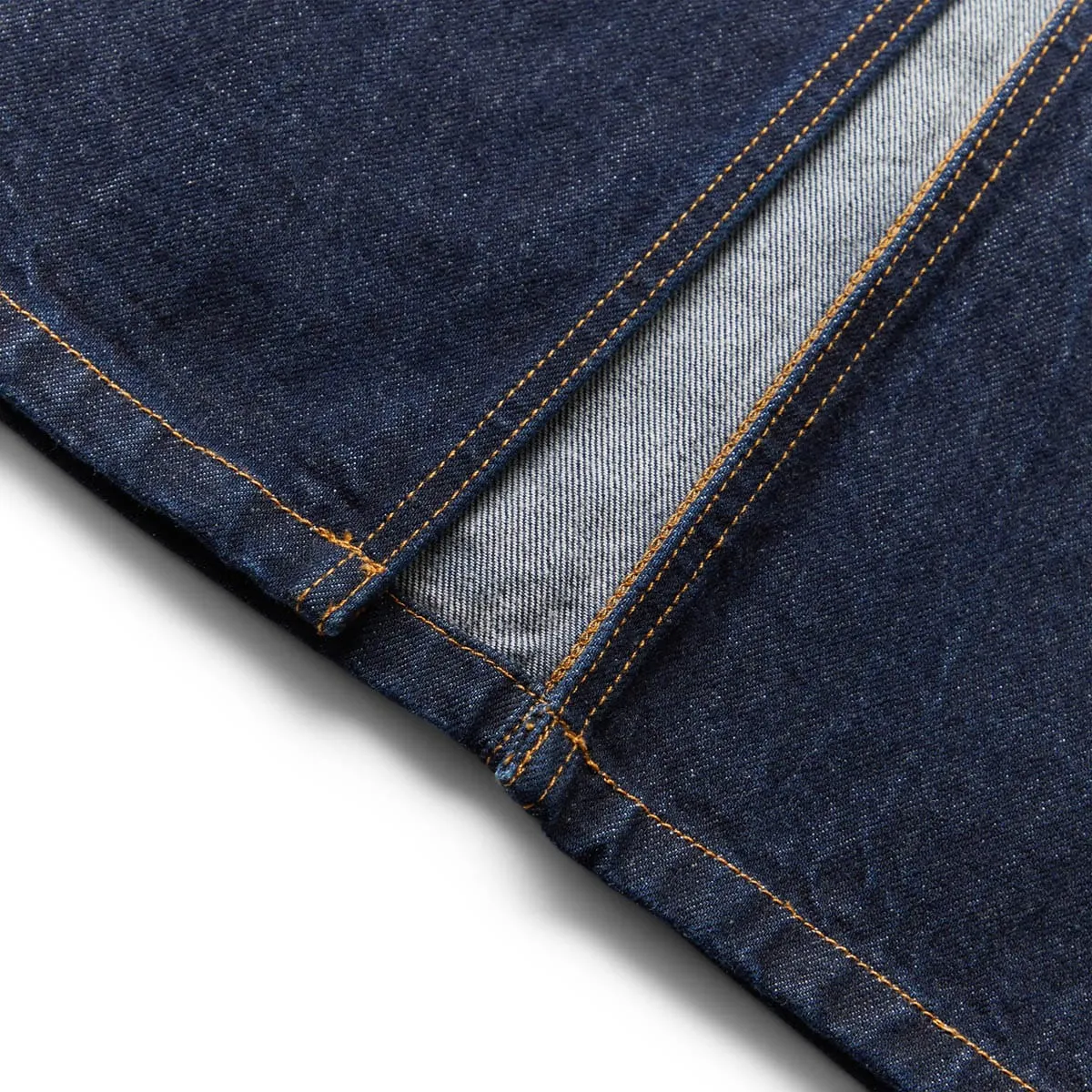 WOMEN'S SLIT DENIM MIDI SKIRT