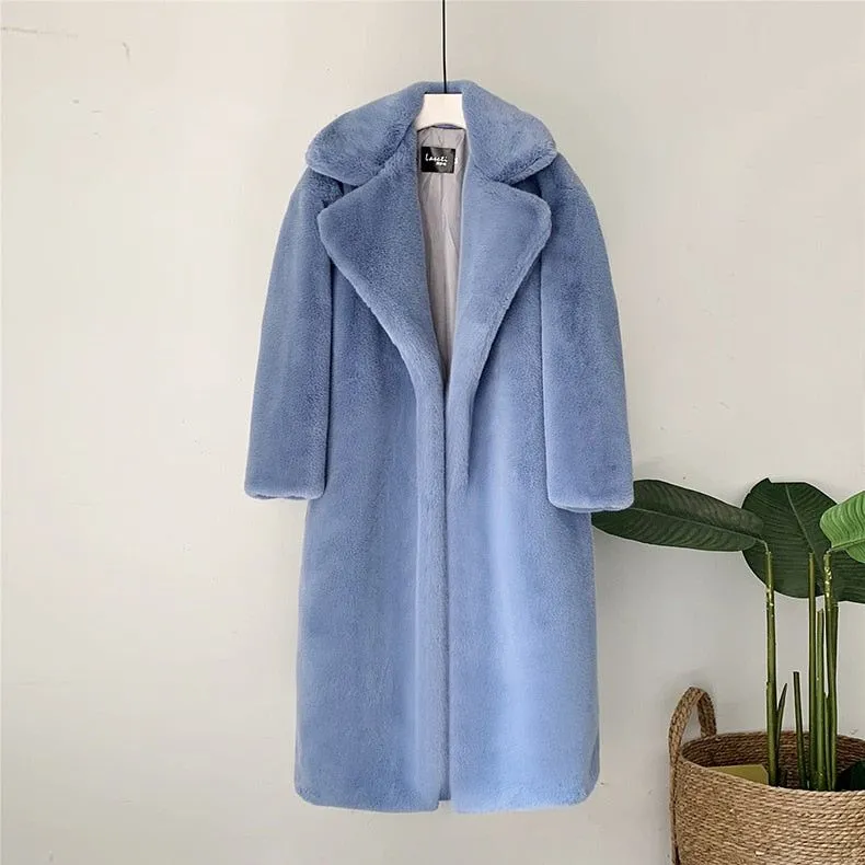 Women's Winter Faux Fur Long Coat