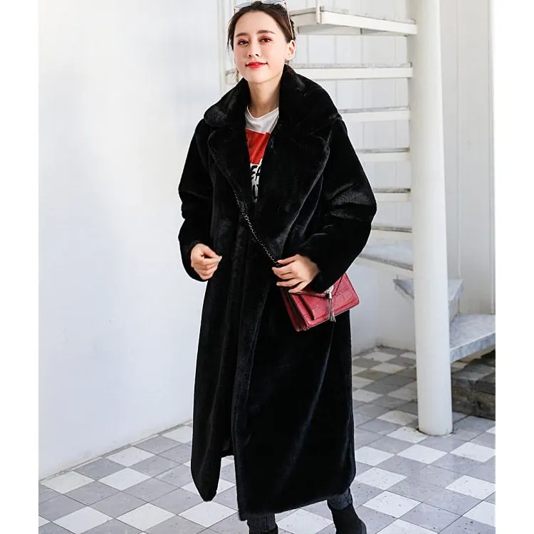 Women's Winter Faux Fur Long Coat