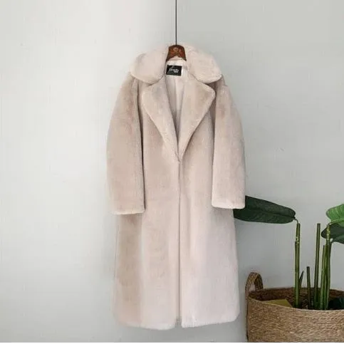Women's Winter Faux Fur Long Coat
