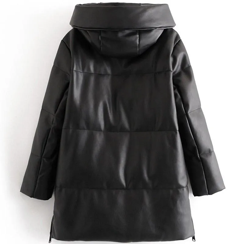Women's Winter Zipper Parkas Long Coats