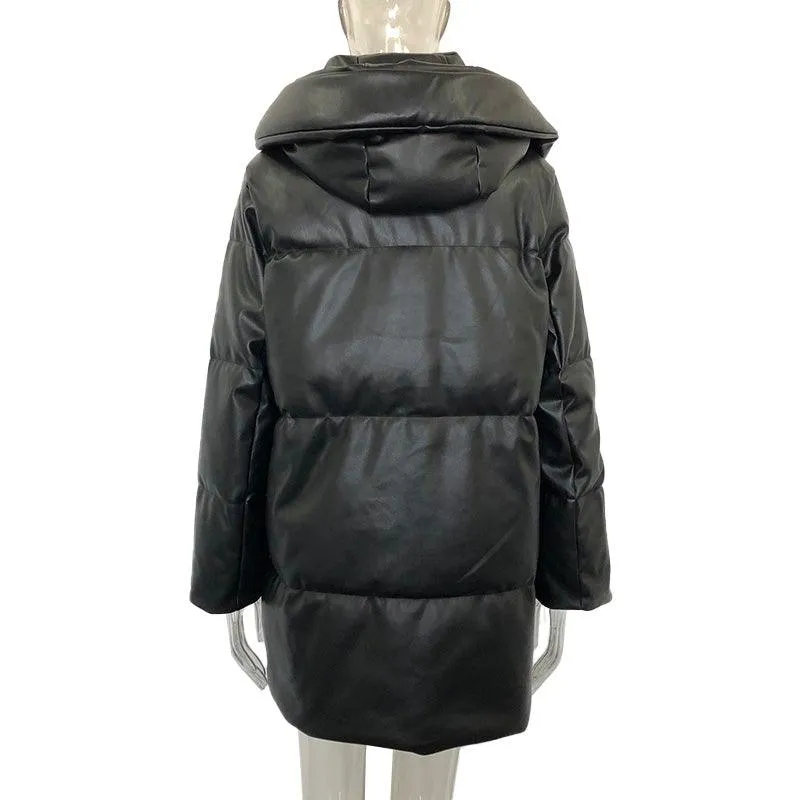 Women's Winter Zipper Parkas Long Coats
