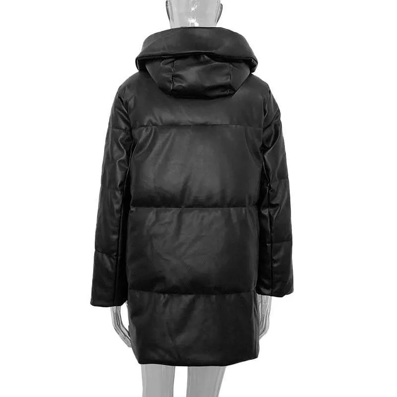 Women's Winter Zipper Parkas Long Coats