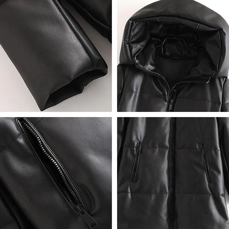 Women's Winter Zipper Parkas Long Coats