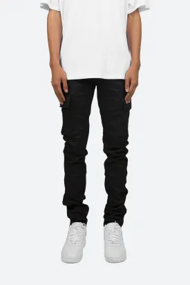 X210 Stretch Denim - Black